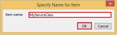 specified Class name